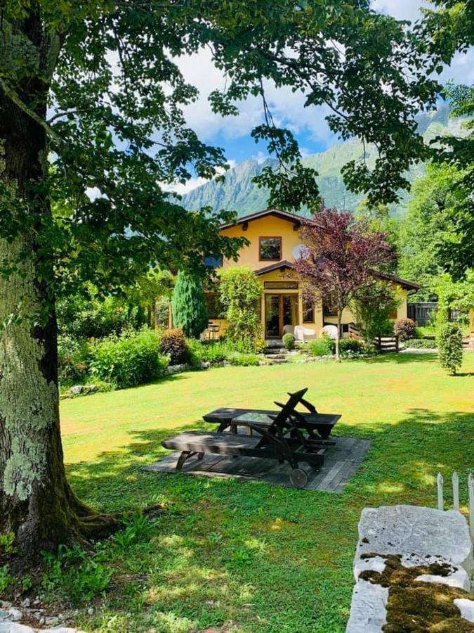 Pocitniska Hisa Lazar Hotel Kobarid Kültér fotó